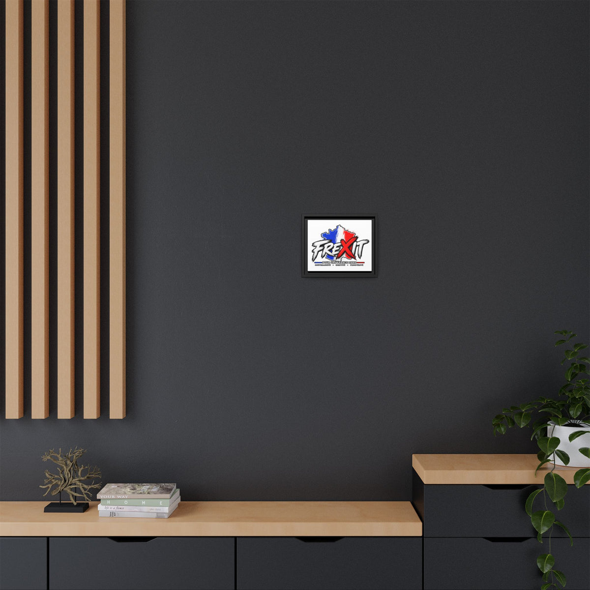Tableau sur toile encadré — FREXIT France