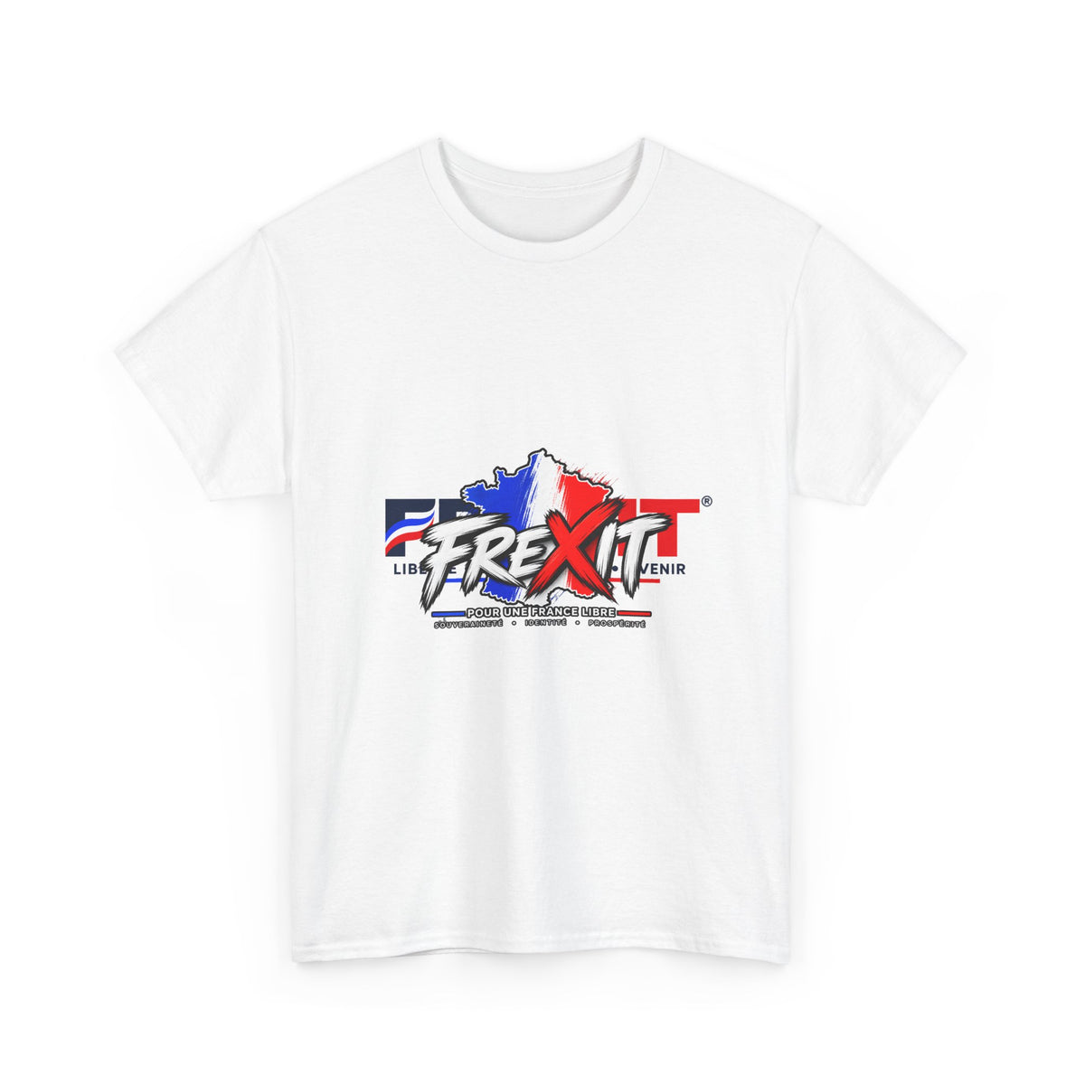 T-shirt FREXIT France — Carte tricolore