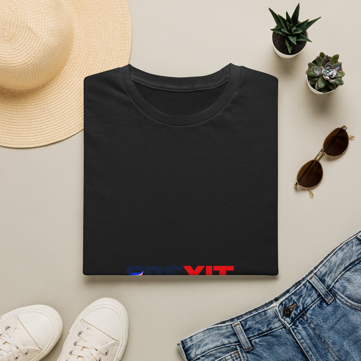 T-shirt logo FREXIT France — Unisexe