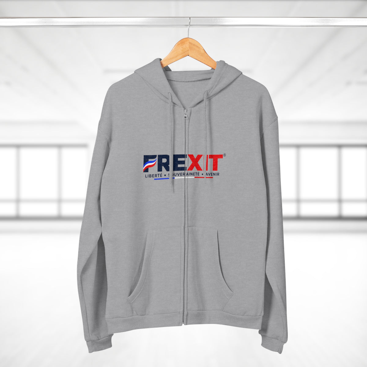 Sweat à capuche zippé FREXIT — France