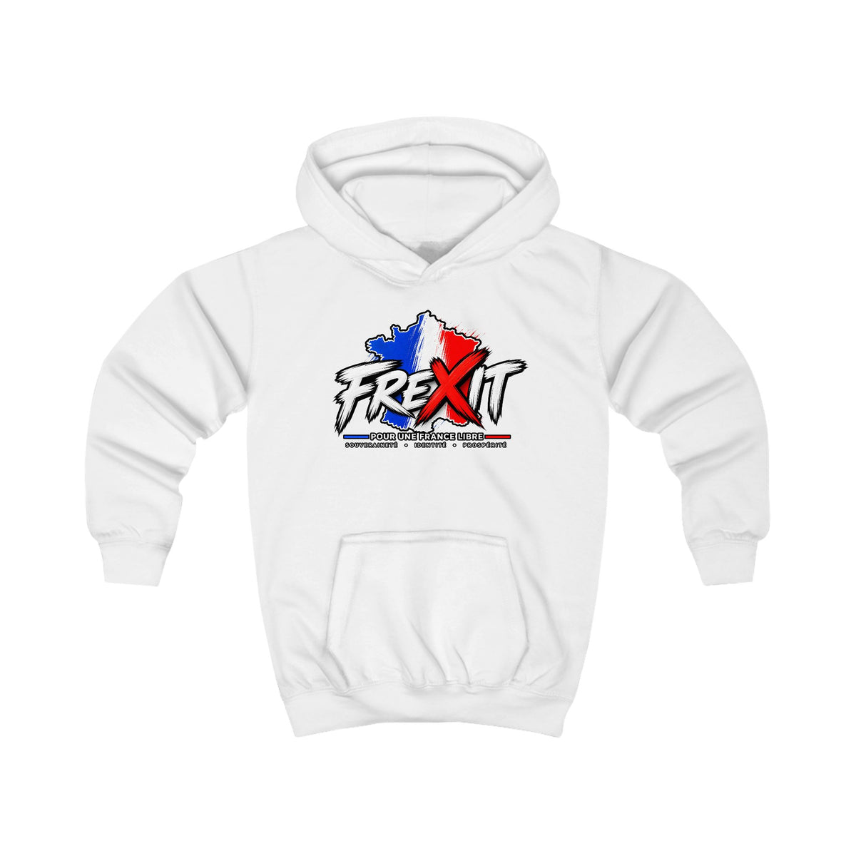 Sweat à capuche enfant FREXIT — Drapeau français