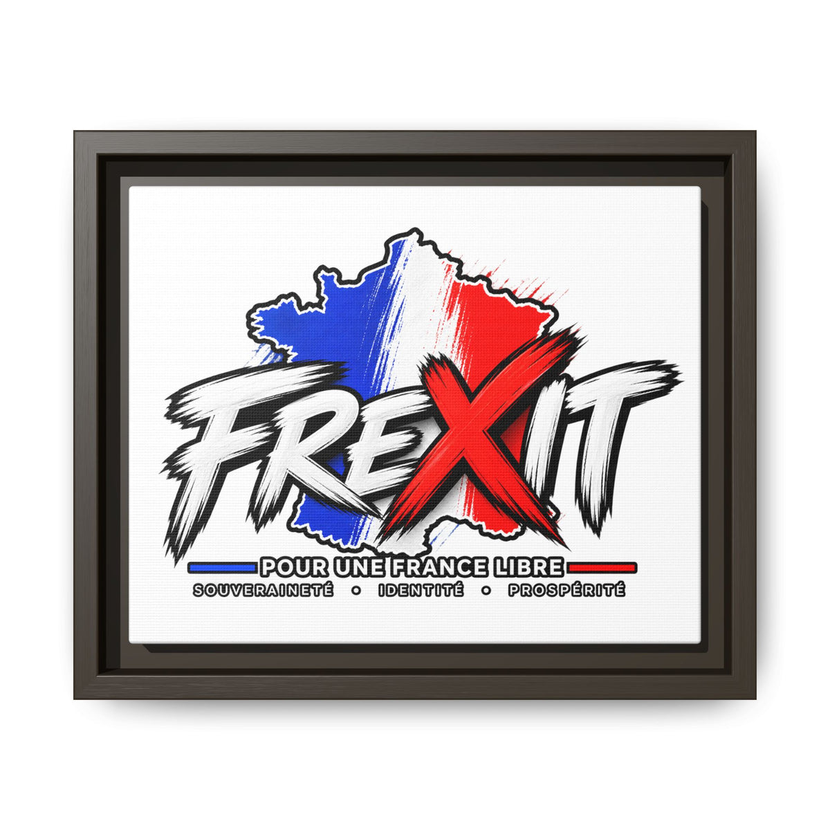 Tableau sur toile encadré — FREXIT France
