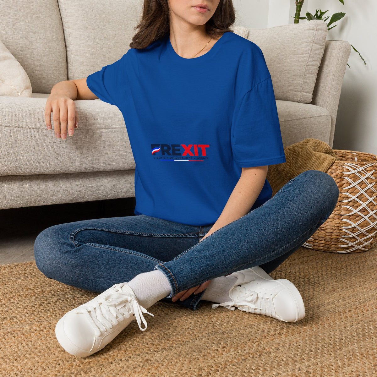 T-shirt logo FREXIT France — Unisexe