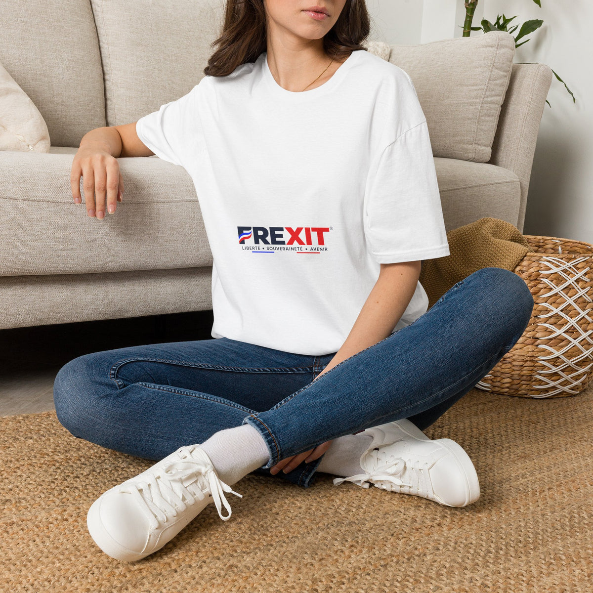 T-shirt logo FREXIT France — Unisexe