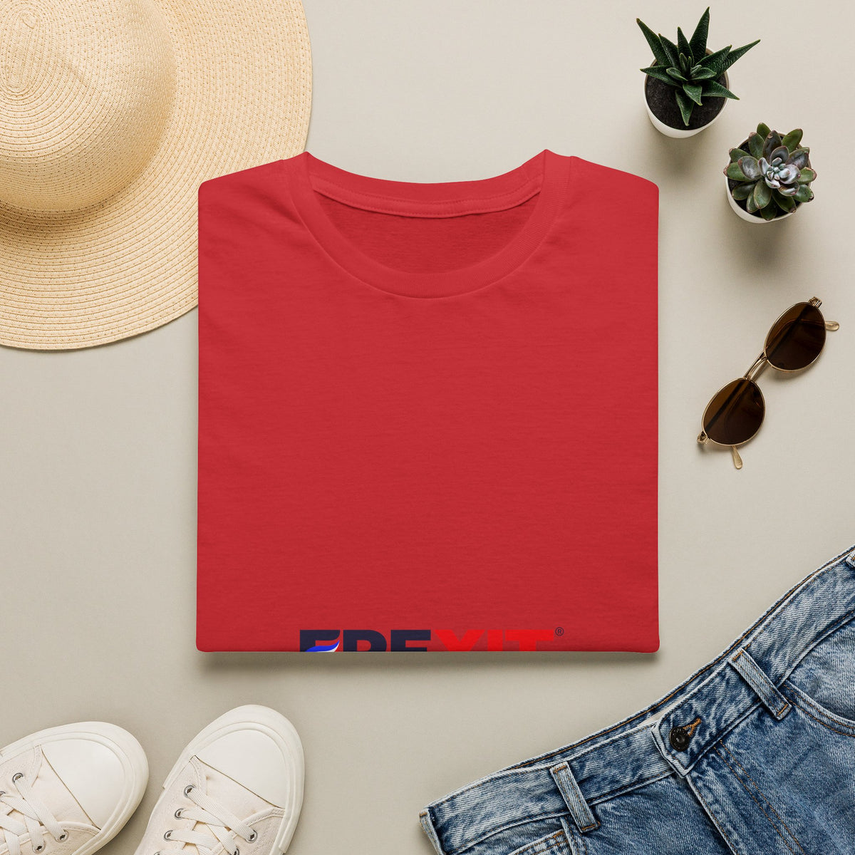 T-shirt logo FREXIT France — Unisexe
