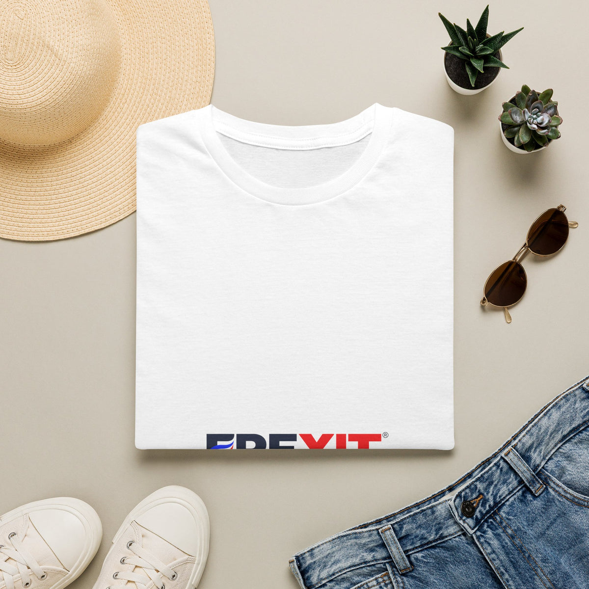 T-shirt logo FREXIT France — Unisexe
