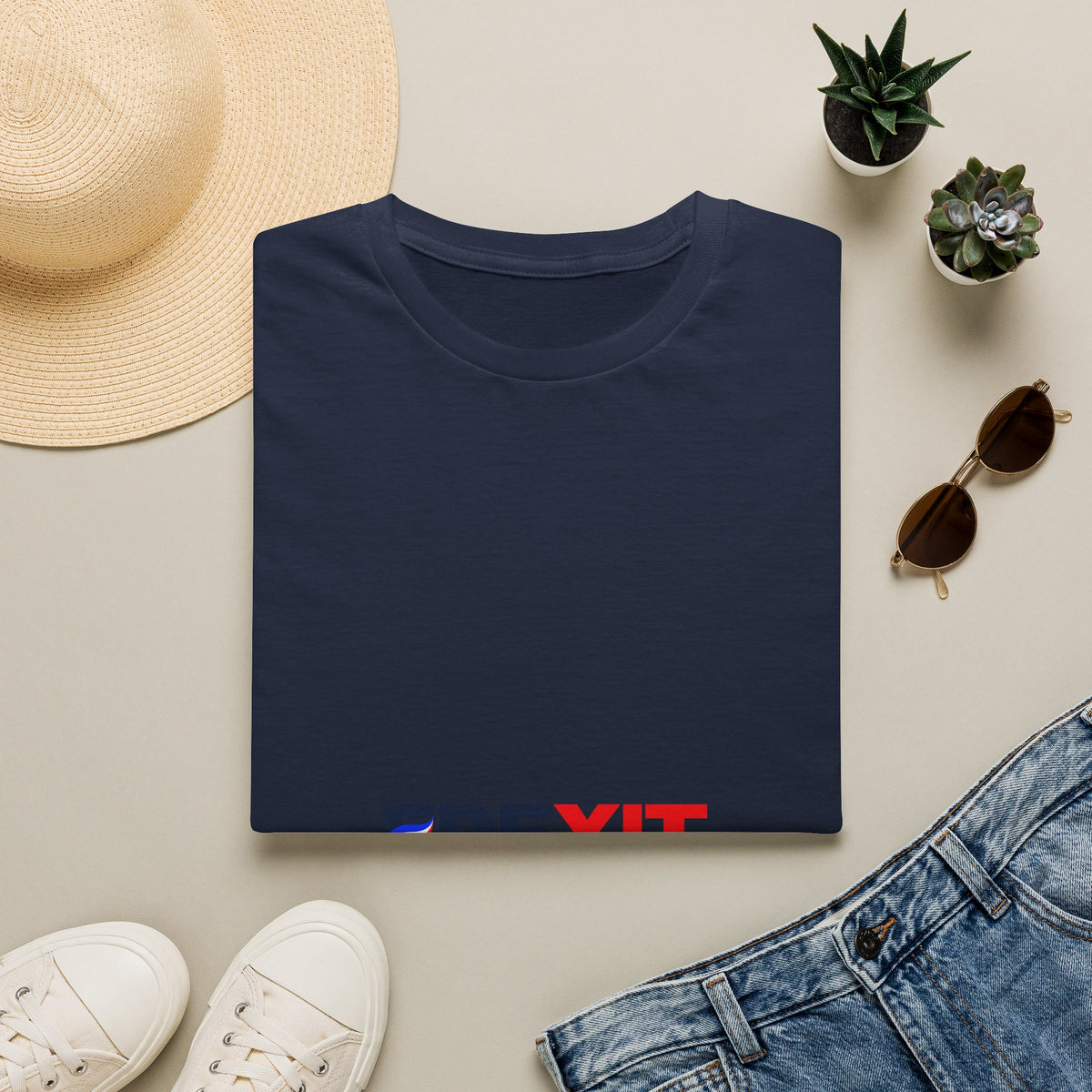T-shirt logo FREXIT France — Unisexe