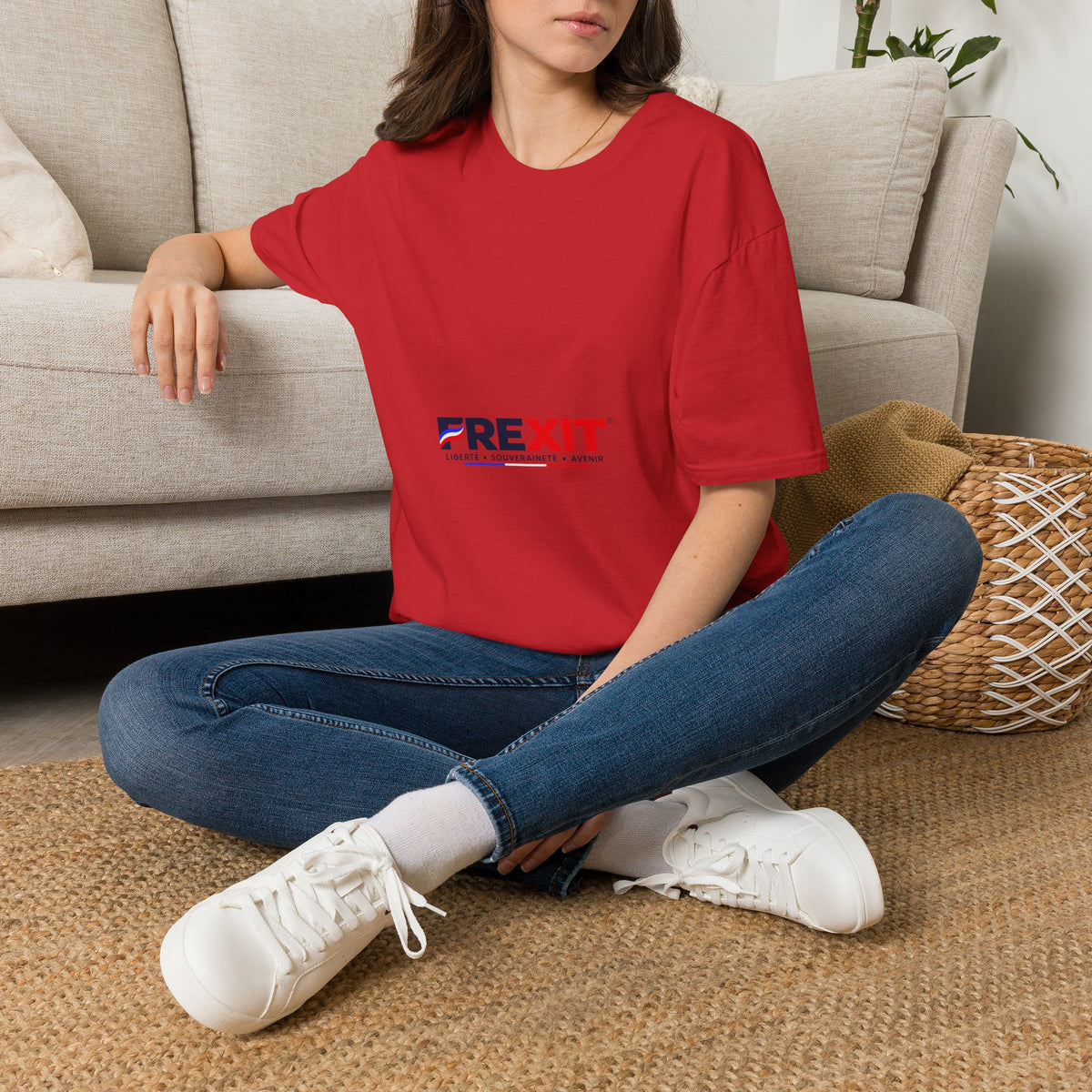 T-shirt logo FREXIT France — Unisexe