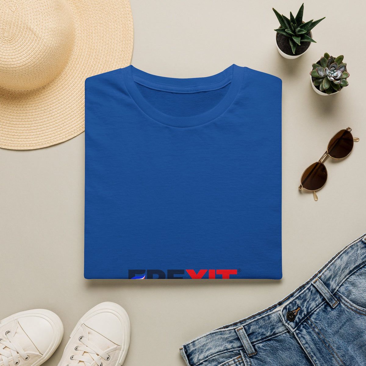 T-shirt logo FREXIT France — Unisexe